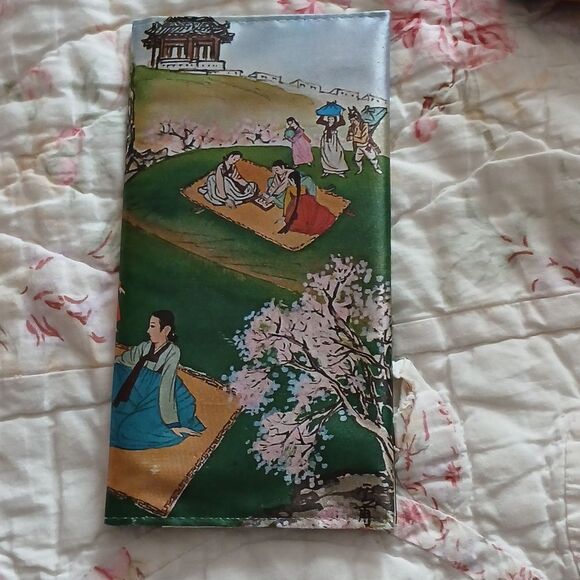 Vintage Silk Screen Wallet - Picture 1 of 4